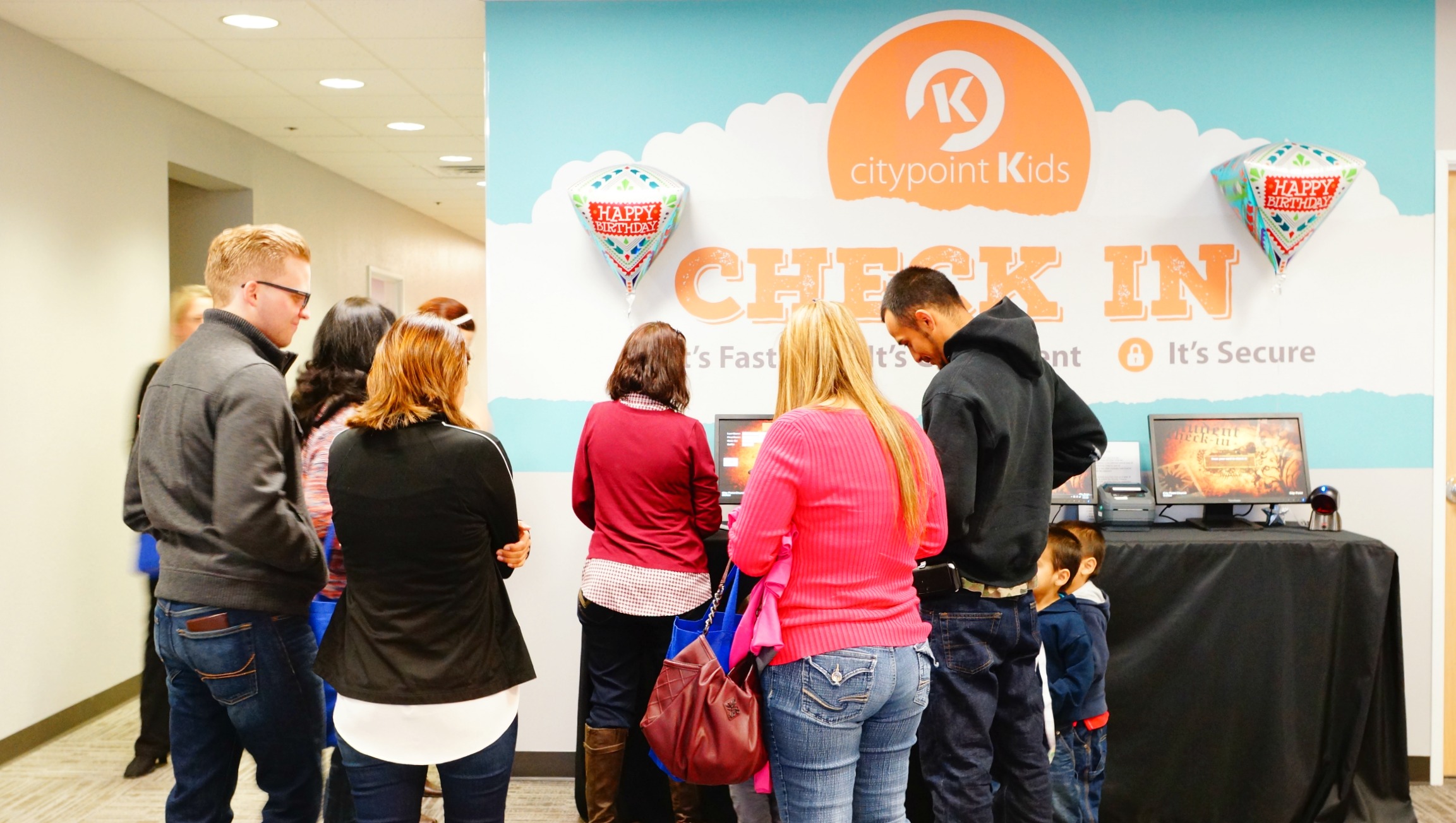 check in at Citypoint Church Allen TX