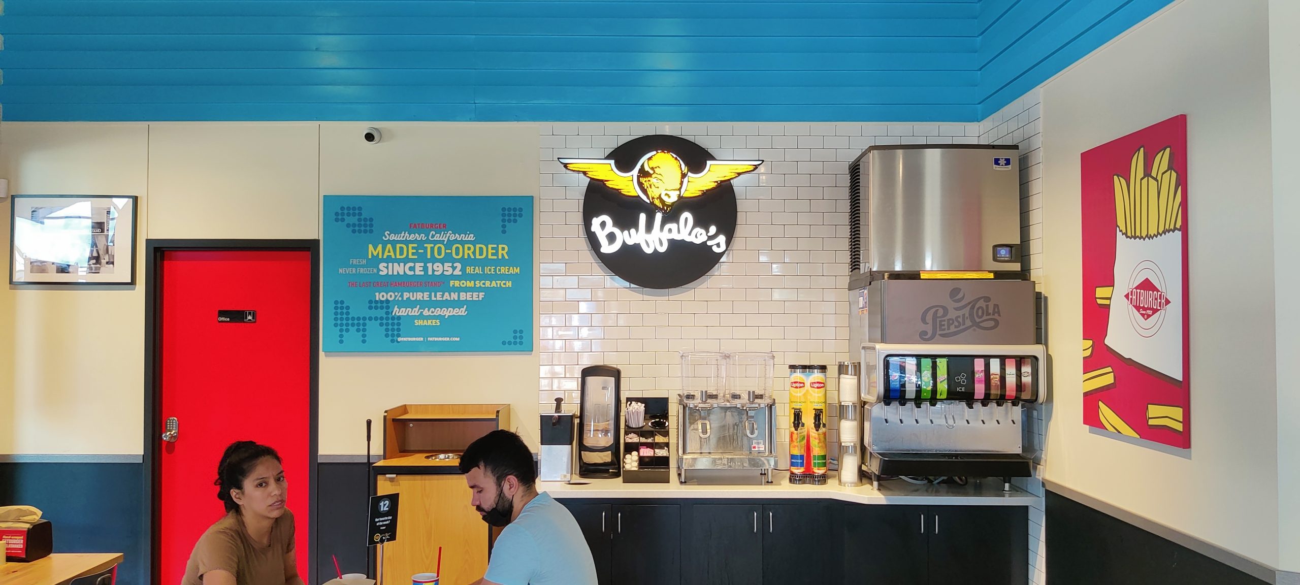 inside fatburger Allen tx drinks